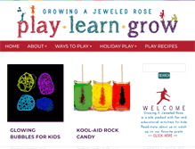 Tablet Screenshot of growingajeweledrose.com